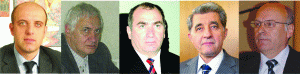 Claudiu Doroş, Petre Pavel Szef, Tudor Ciurezu, Ioan Cuzman, Mihai Fercală Claudiu Doroş, Petre Pavel Szef, Tudor Ciurezu, Ioan Cuzman, Mihai Fercală